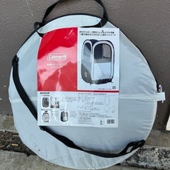 着替えにおすすめ✨Coleman コールマン ポップアップシェルター 1人用 サンシェードの画像