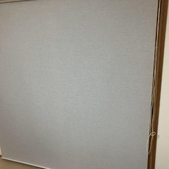 美品☆麻入りロールスクリーン(レプス 180cmX220cm)の画像