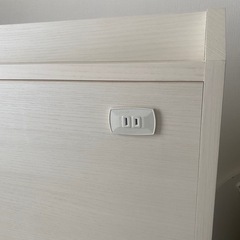 ニトリ収納付きシングルベッドの画像