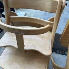 木製ベビーチェアセットの画像