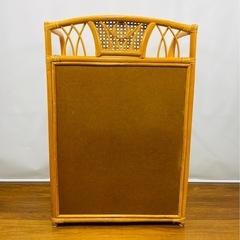 【極美品】籐家具 ラタン チェスト 引き出し5段6杯 サイズ:横幅60cm×奥行35cm×高さ90cmの画像