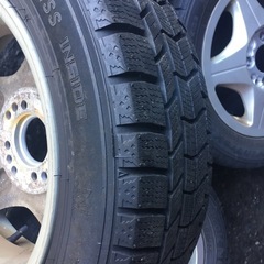 155/65R13 アルミホイール付スタッドレスタイヤ4本セットの画像