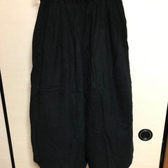 黒　キュロットスカートの画像