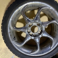 MHT ホイール マルチ穴 17インチ7.5j 2本の画像