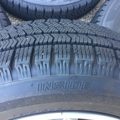 175/65R15 アルミホイール付スタッドレスタイヤ4本セットの画像
