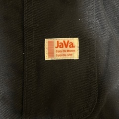 JaVa ジャバ サロペット オーバーオール ブラック レディース ワイドシルエット の画像