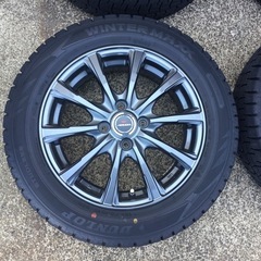 185/60R15 アルミホイール付スタッドレスタイヤ4本セットの画像