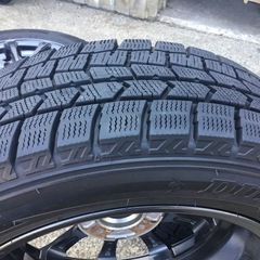 185/60R15 アルミホイール付スタッドレスタイヤ4本セットの画像
