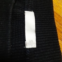 【Ｓ】GU ブラック Tシャツ カットソー ワッフルオーバーサイズT 5分袖の画像