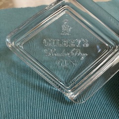 ガラスの器5個GILBEY`S GINの画像