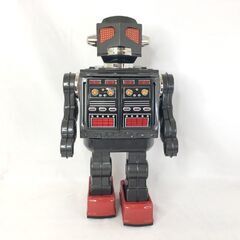 堀川玩具 復刻版 SUPER SPACE GIANT スーパースペースジャイアント 電池式 ブリキのおもちゃ カラー：ブラックの画像