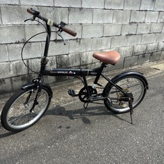 折りたたみ自転車の画像