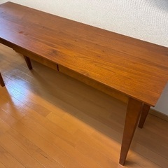 テーブル　机　デスク　学習テーブル　W1500xD450xH700の画像