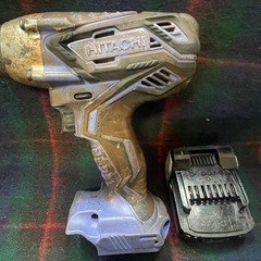 HITACHI 日立 インパクトドライバー 14.4V 動作確認済み 中古品の画像