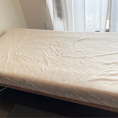 無印良品　脚付マットレス　ポケットコイル シングル(カバーなし)の画像