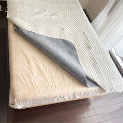 無印良品　脚付マットレス　ポケットコイル シングル(カバーなし)の画像