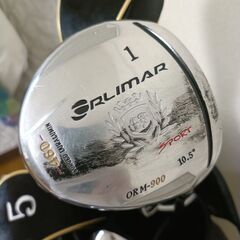 ゴルフクラブセット一式（ORLIMAR ORM-900シリーズ／キャディバッグ付き）の画像