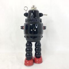 2000年発売 大阪ブリキ玩具資料室製 ROBBY THE ROBOT ロビーザロボット ゼンマイ仕掛け ブリキのおもちゃ 復刻版 外箱付きの画像