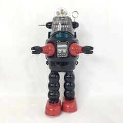 2000年発売 大阪ブリキ玩具資料室製 ROBBY THE ROBOT ロビーザロボット ゼンマイ仕掛け ブリキのおもちゃ 復刻版 外箱付きの画像