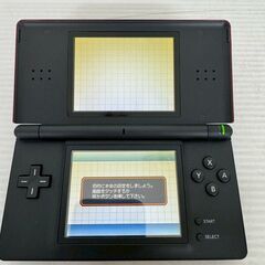 【Nintendo】 ニンテンドー DS DS lite USG-001 ゲーム機 任天堂 レッド 赤 クリムゾンブラック 動作確認済み A0256の画像