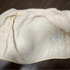 ユニクロ UNIQLO ベビー フリース　ジャケット ホワイト 白 80サイズの画像