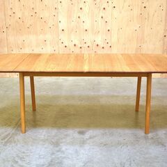 ≪yt2011ジ≫ CARL HANSEN & SON/カールハンセンアンドサン ダイニングテーブル CH006 オーク？ バタフライテーブル デザイナーズ家具 中古家具/宮城県仙台市 70822-05の画像