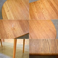 ≪yt2011ジ≫ CARL HANSEN & SON/カールハンセンアンドサン ダイニングテーブル CH006 オーク？ バタフライテーブル デザイナーズ家具 中古家具/宮城県仙台市 70822-05の画像