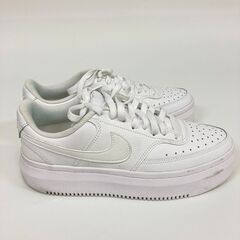 【美品】NIKE ナイキ ウィメンズ コートビジョン アルタ LTR 27cm ホワイト＜KS94＞の画像