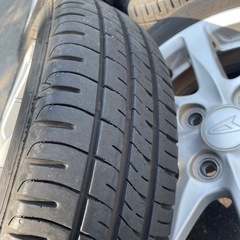 溝たっぷり！2023年製！日本製！ダイハツ純正14インチ155/65R14 ４本セット の画像