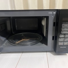【美品】アイリスオーヤマ 電子レンジ 17L シンプル操作 の画像
