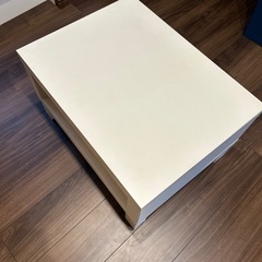 ローテーブル　白　の画像