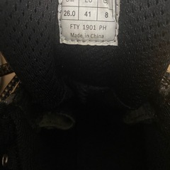 新品　TIGORA トレッキングシューズ　登山靴　26.0cmの画像