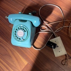 昭和レトロダイヤル式電話の画像