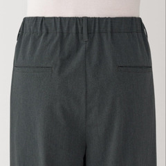 無印良品 パンツ 乾きやすいイージータックワイドパンツ（サイズ: S、色: チャコールグレー）の画像