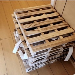 【値下げ！残り1つ】すのこベッド　セミダブルの画像