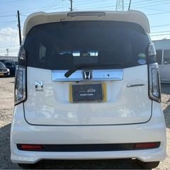 【支払総額22万円】h27年式N-WGNカスタム車検令和8年2月機関良好 内外装良好！自動ブレーキ 人気のパールホワイトの画像