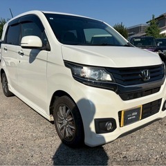 【支払総額22万円】h27年式N-WGNカスタム車検令和8年2月機関良好 内外装良好！自動ブレーキ 人気のパールホワイトの画像