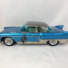 MARUSAN マルサン Cadillac ELDORADO BROUGHAM 1957＆1958 キャデラック エルドラド ブロアム 復刻版 ブリキカー 箱付き カラー：ブルーの画像