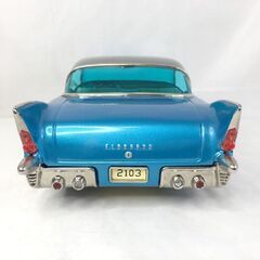 MARUSAN マルサン Cadillac ELDORADO BROUGHAM 1957＆1958 キャデラック エルドラド ブロアム 復刻版 ブリキカー 箱付き カラー：ブルーの画像
