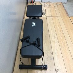 UPRN トレーニングベンチ 可変式 インクライン デクライン フラット 筋トレ ダンベルベンチ 折りたたみ チューブ付き　【糸島市内 送料無料】250824-8の画像