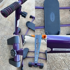 ❶レッグマジック LEG MAGIC X フィットネスマシン ❷　F.R.JAPAN 腹筋マシン　ワンダフルシェイプ 2点セットの画像