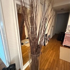 ガラスベース+ウッドの映えオブジェの画像