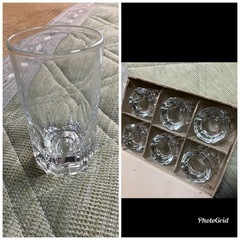 ガラス　コップ　6個の画像