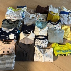35点セット売りベビー服70の画像