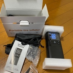 電動　空気入れ　エアーポンプ　コンプレッサーの画像