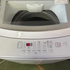 東◇26 NITORI N simple NTR60 全自動洗濯機 6kg 2021年製 ニトリ の画像
