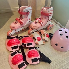 ローラースケートピンクの画像