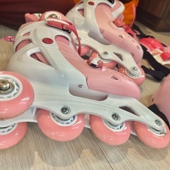 ローラースケートピンクの画像
