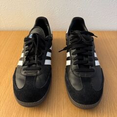 【美品】Adidas アディダス サンバ メンズ 28.5cm ブラック×ガムソールの画像