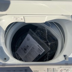 Panasonic パナソニック 全自動 電気 洗濯機 6.0kg  NA-F6PB1 内部分解清掃済 2022年製 取説付属 ホワイト 稼働確認済 中古 ③の画像